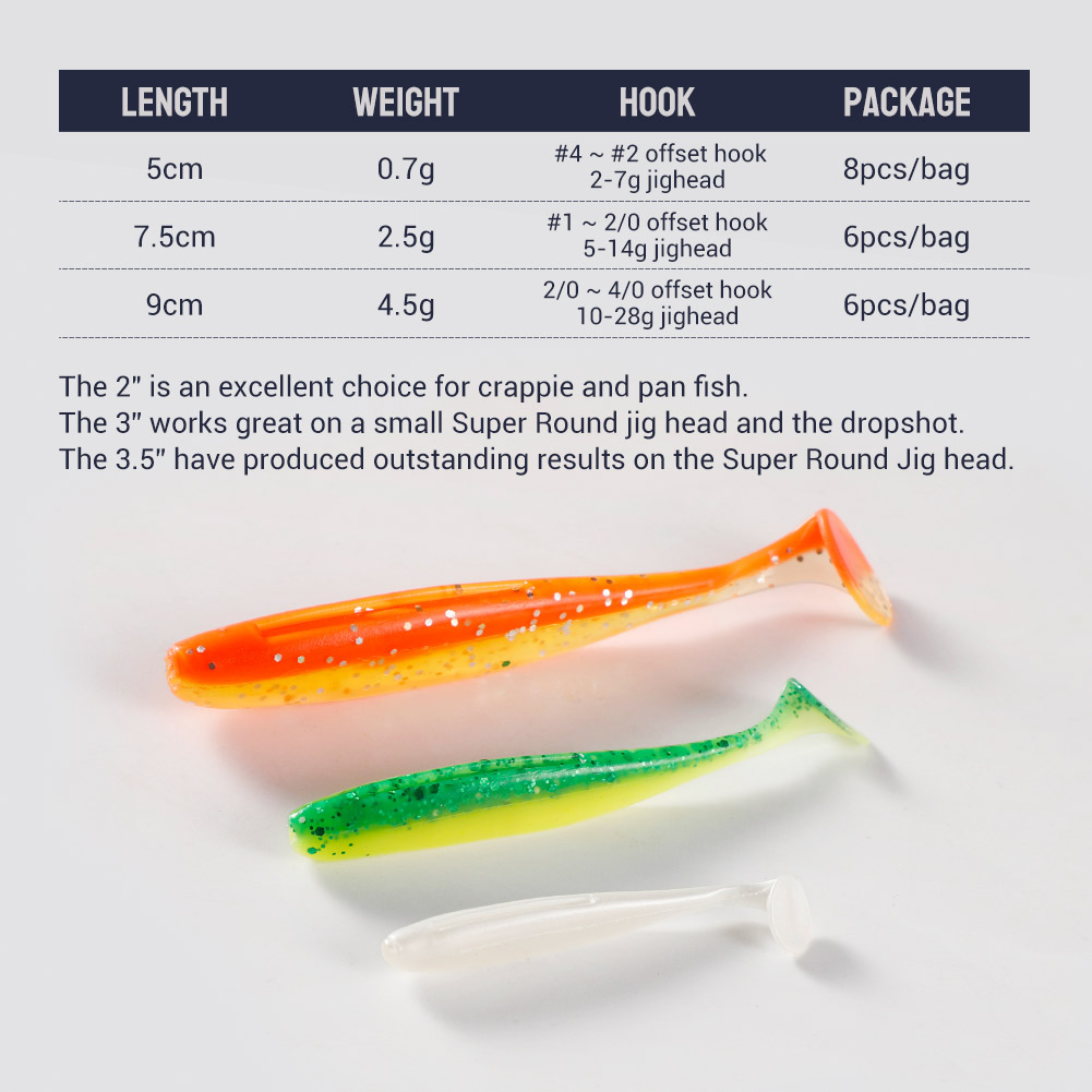 Noeby-Leurre souple en silicon - Fishing Lure Soft Plastic avis et prix