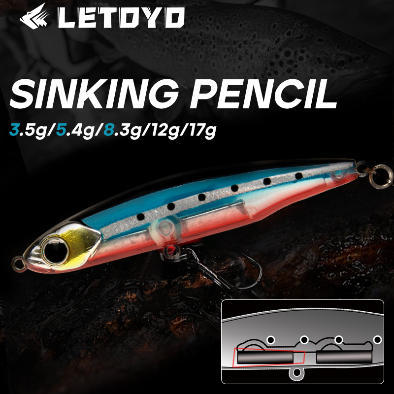 LETOYO crayon coulant 17g 12g- - Fishing Lure Spoon avis et prix