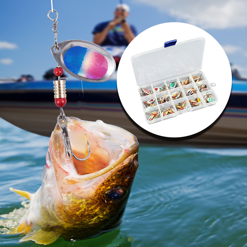 30 pièces, leurre de pêche en  - Fishing Lure Spoon avis et prix