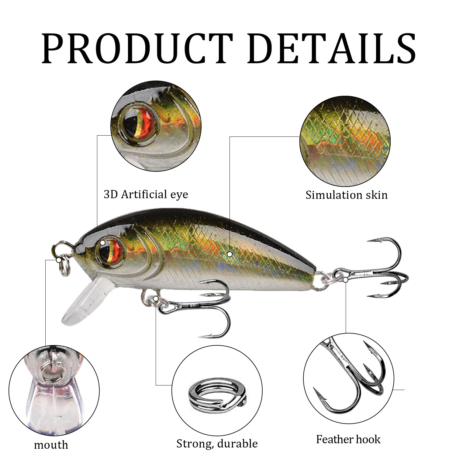 Leurres de pêche professionnel - Fishing Lure Jerkbait avis et prix